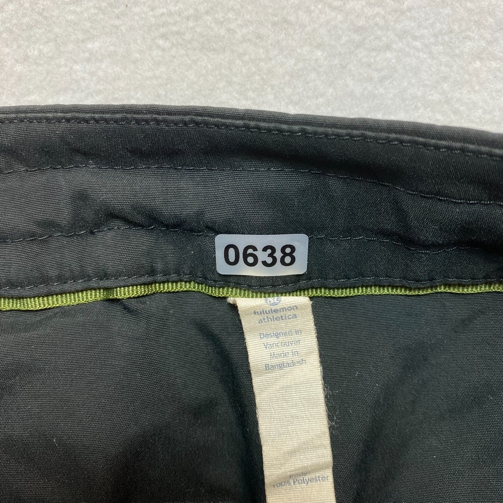 Lululemon Pants Mens 34 Black Bottom Zipper Side Zip - Picture 8 of 13
